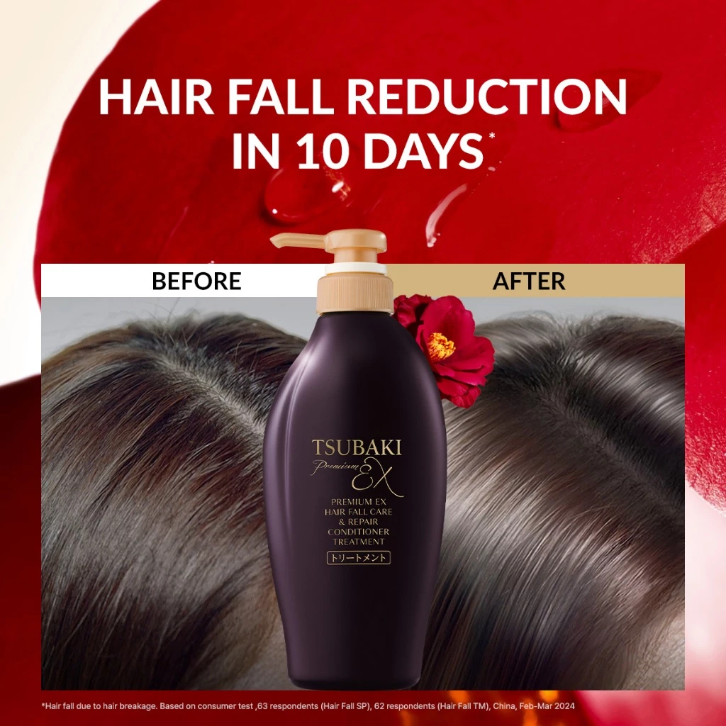 TSUBAKI Premium Ex Hair Fall Care & Repair Conditioner Treatment 450ml
