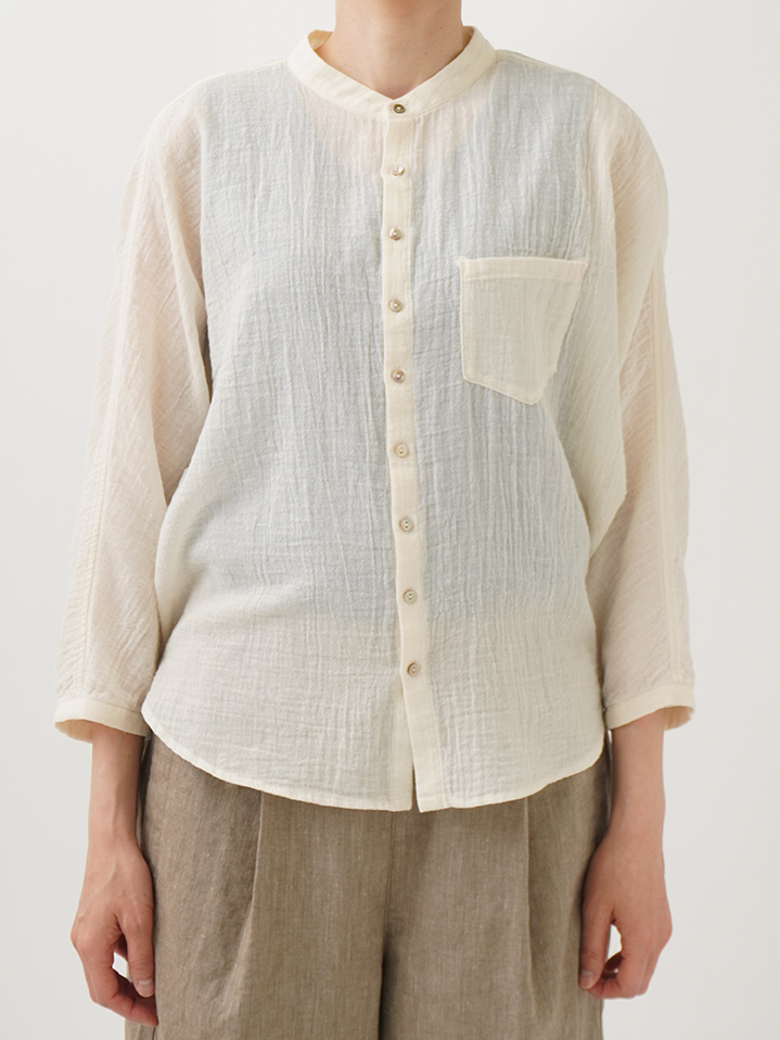 PALLAS PALACE - gauze washer dolman sleeve shirt Size 0