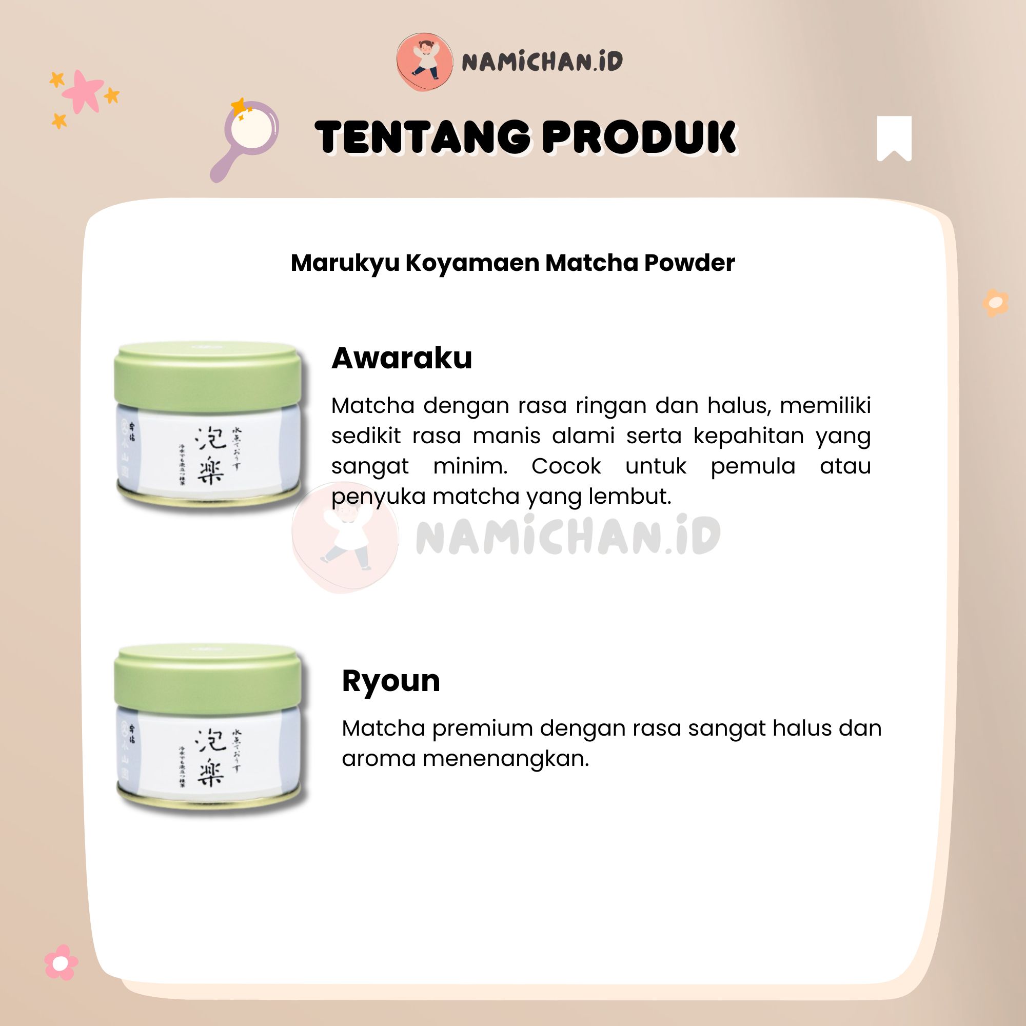 Marukyu Koyamaen Matcha Powder - Choan 20g