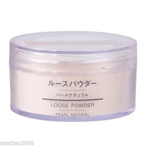 MUJI Loose Powder Pearl Natural 18g Puffed