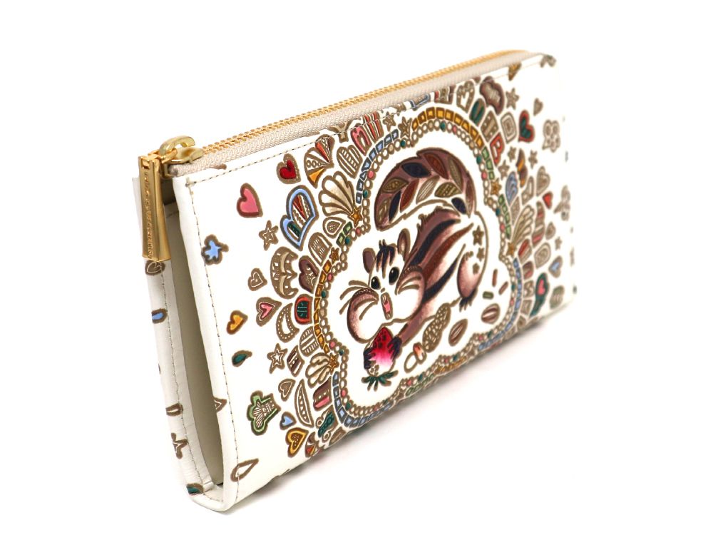 Bunkoya Oozeki - Foodie Squirrel Long Wallet
