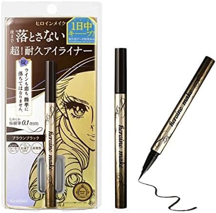 Heroine Make Prime Liquid Eyeliner Black Brown Mascara