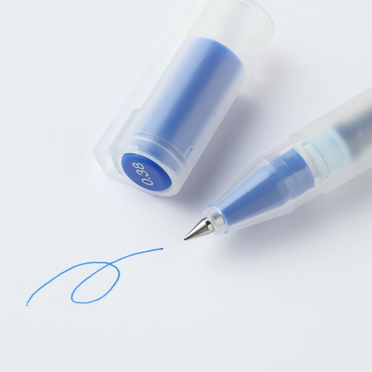 Muji Pulpen Tinta Gel Biru