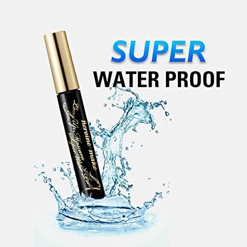 Heroine Makeup Long UP Mascara, Super WP 01, Black, 0.2 oz (6 g), Resistant to Tears, Sweat, Water, Sebum, Rubbing, Waterproof Formula