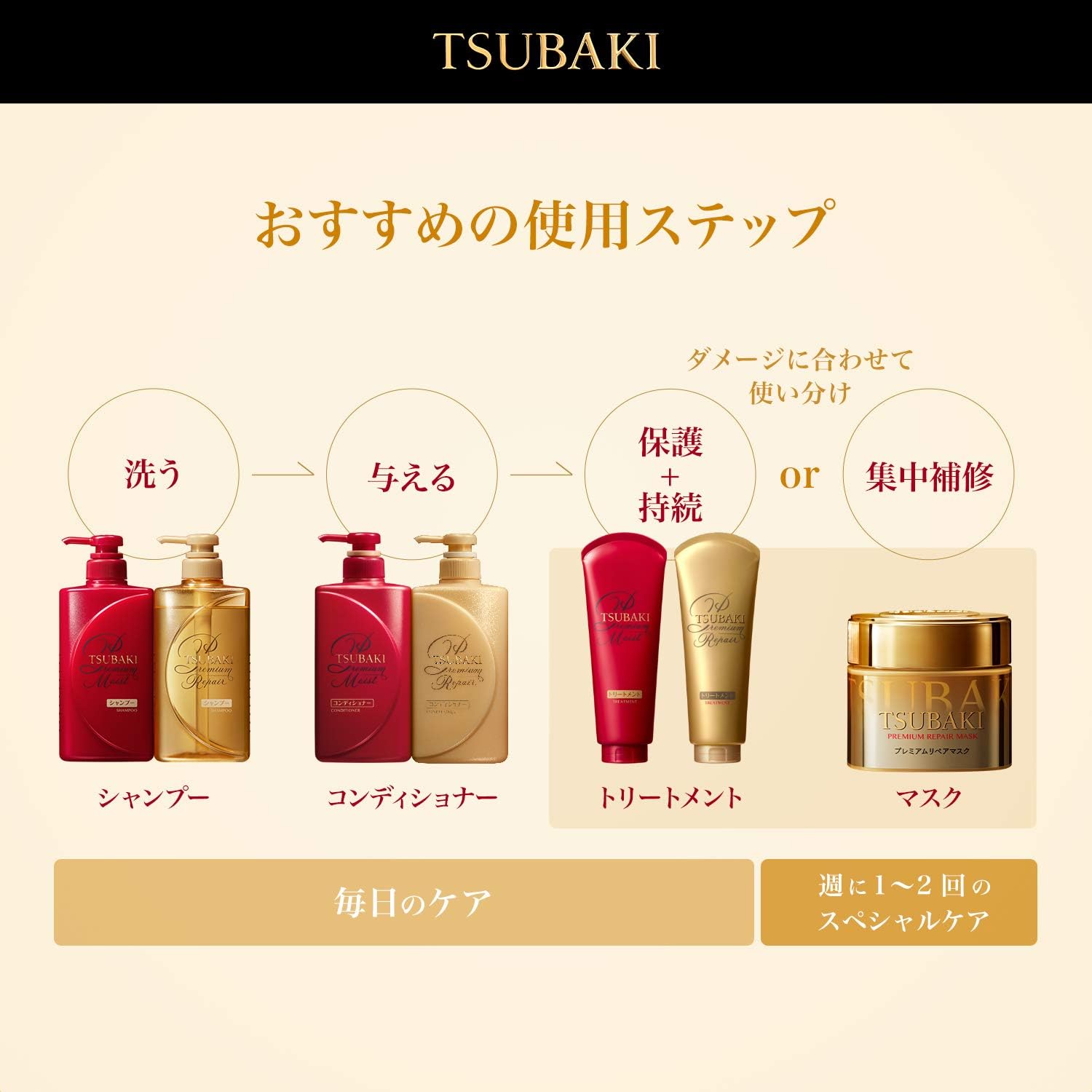 TSUBAKI Premium Ex Repair Mask 180gr