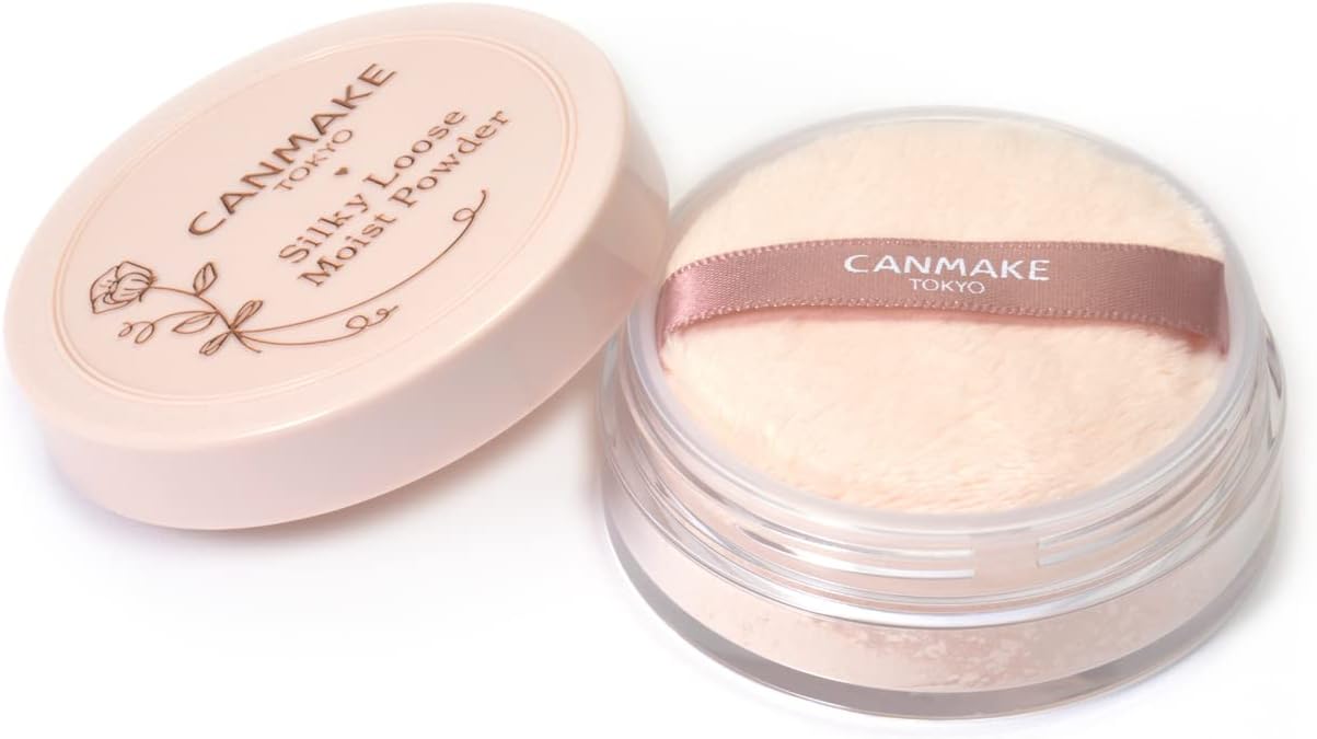 CANMAKE Silky Loose Moist Powder SPF23 PA++ - 01 Silky Beige