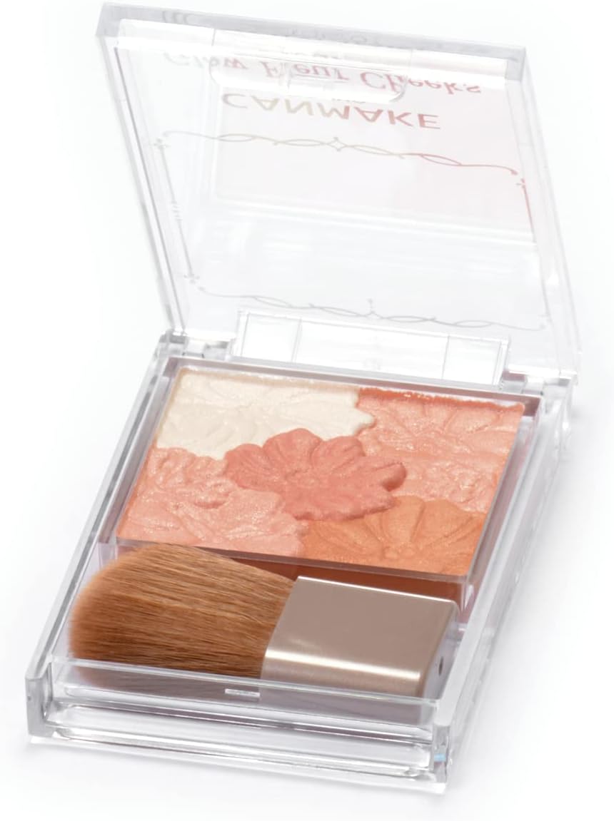 CANMAKE - Glow Fleur Cheeks Blush - 03 Fairy Orange Fleur