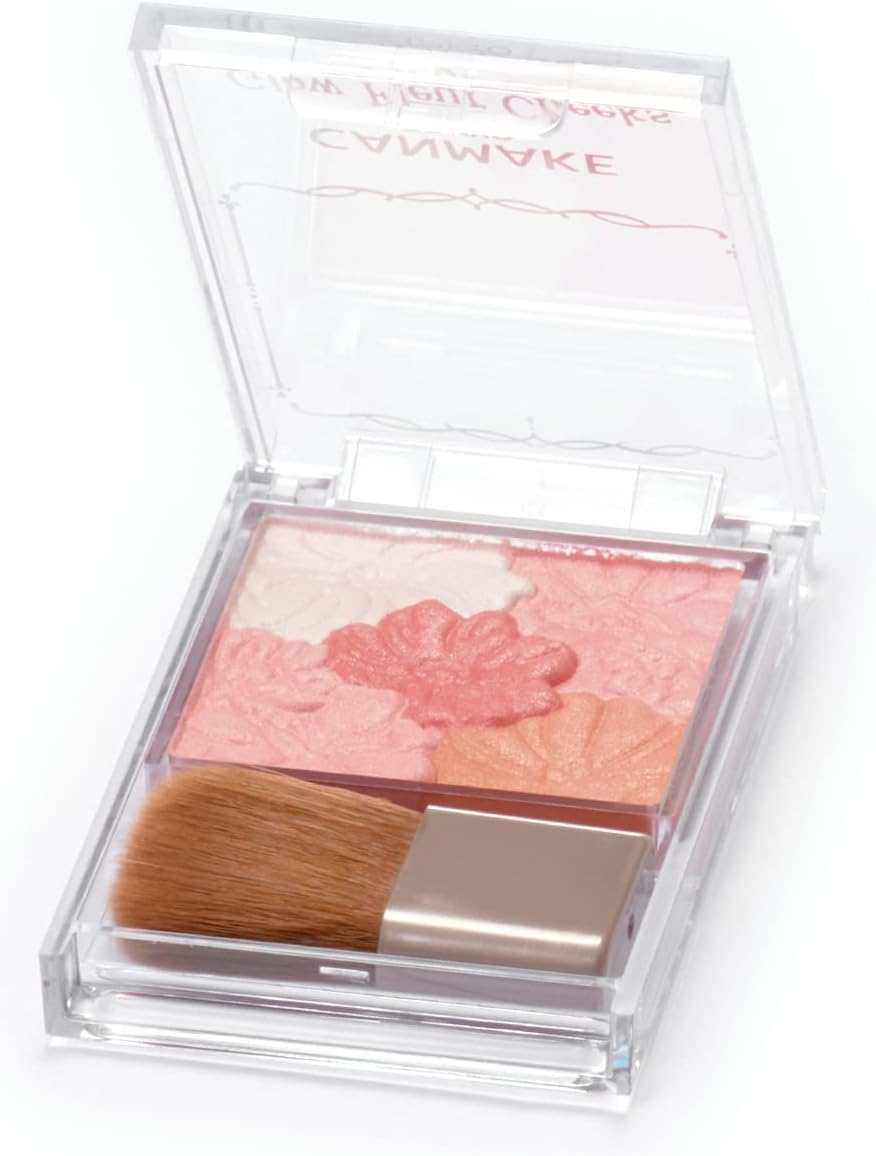 CANMAKE - Glow Fleur Cheeks Blush - 02 Apricot Fleur