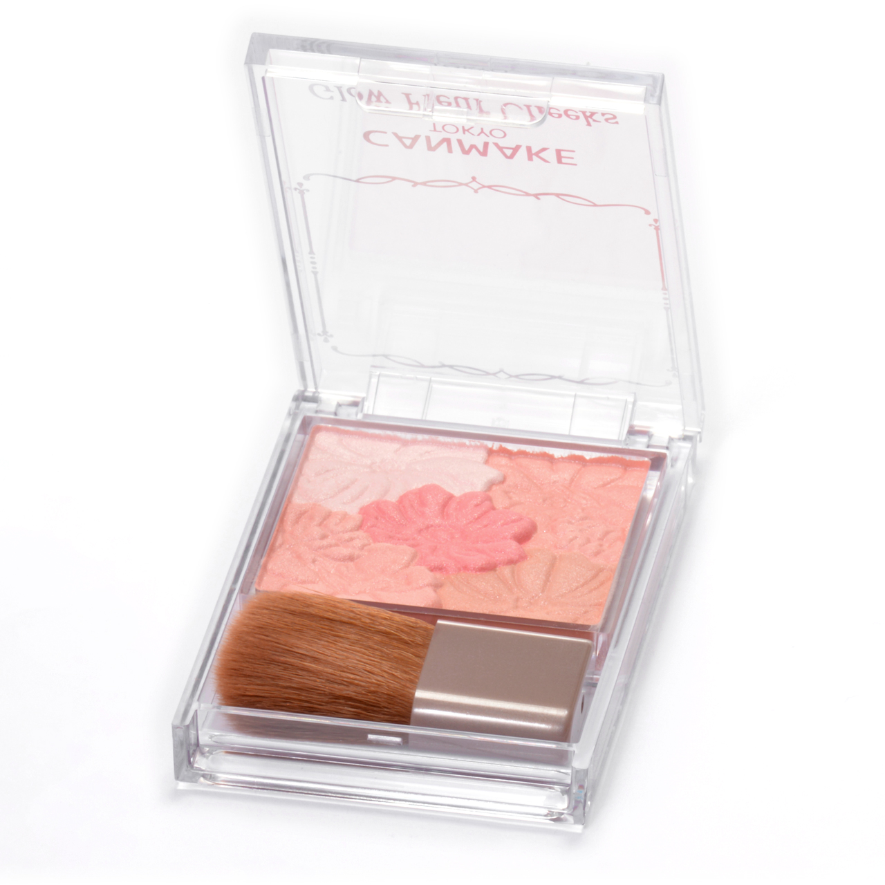 CANMAKE - Glow Fleur Cheeks Blush - 01 Peach Fleur