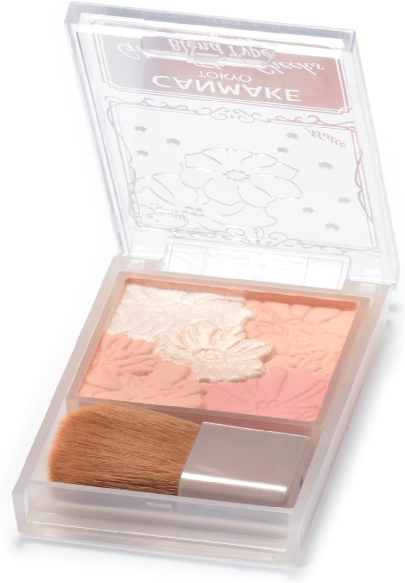 CANMAKE - Glow Fleur Cheeks (Blend Type) - B01 Cotton Coral