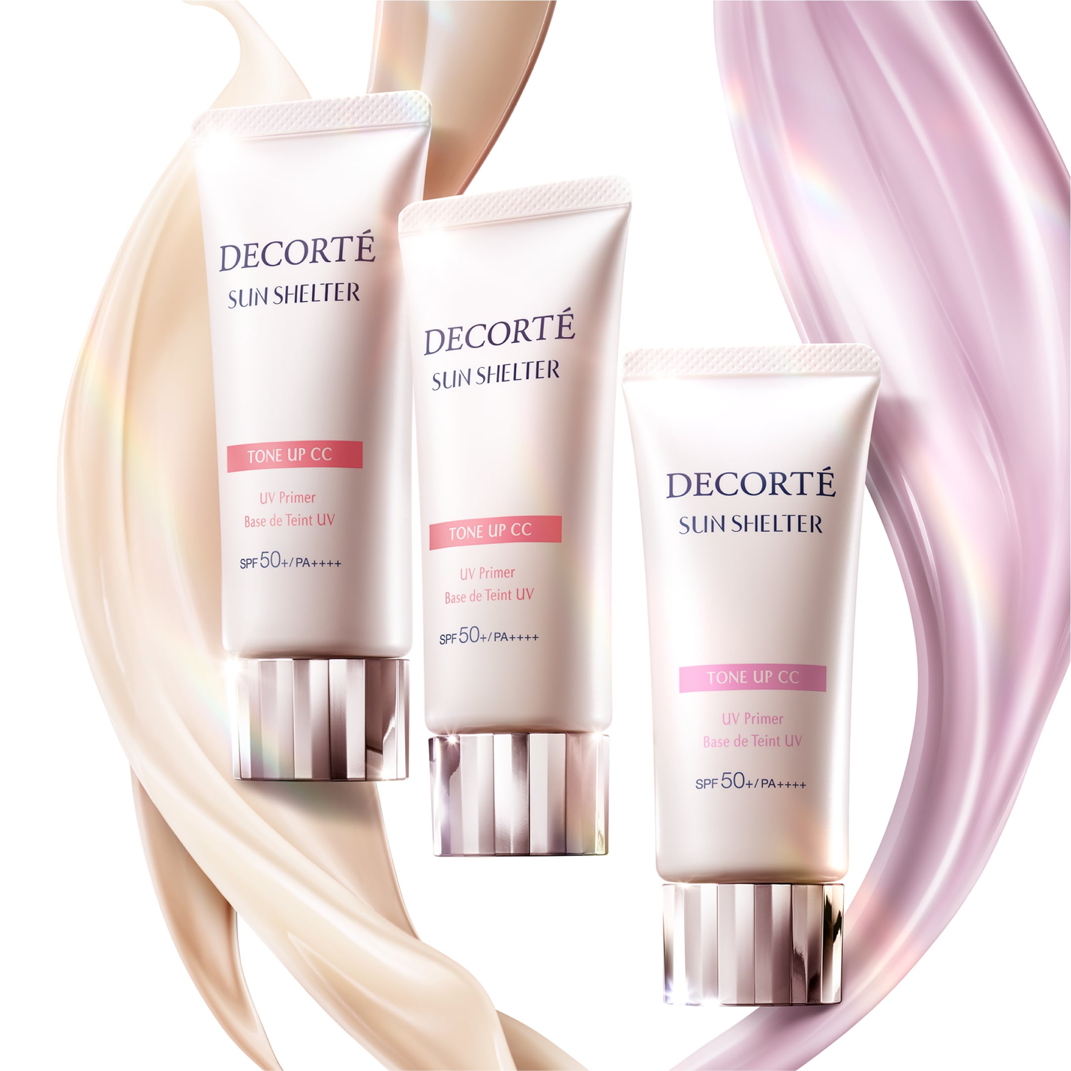DECORTE – Sun Shelter Tone Up CC UV Primer – Lavender Rose