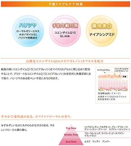 Kose - CoenRich Q10 Whitening Medicated Hand Cream 80 gr