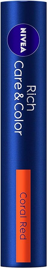 Nivea Rich Care & Color Lip Balm SPF 20 PA++ Coral Red