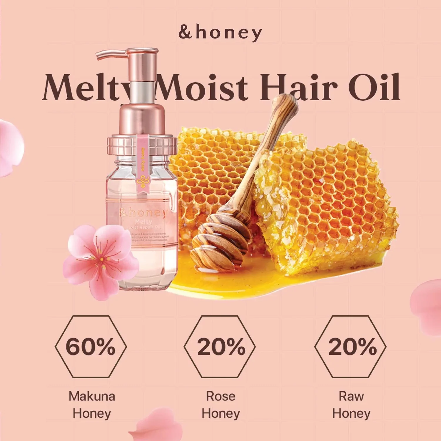 &honey Melty Moist Rich Hair Oil 3.0 100 ml