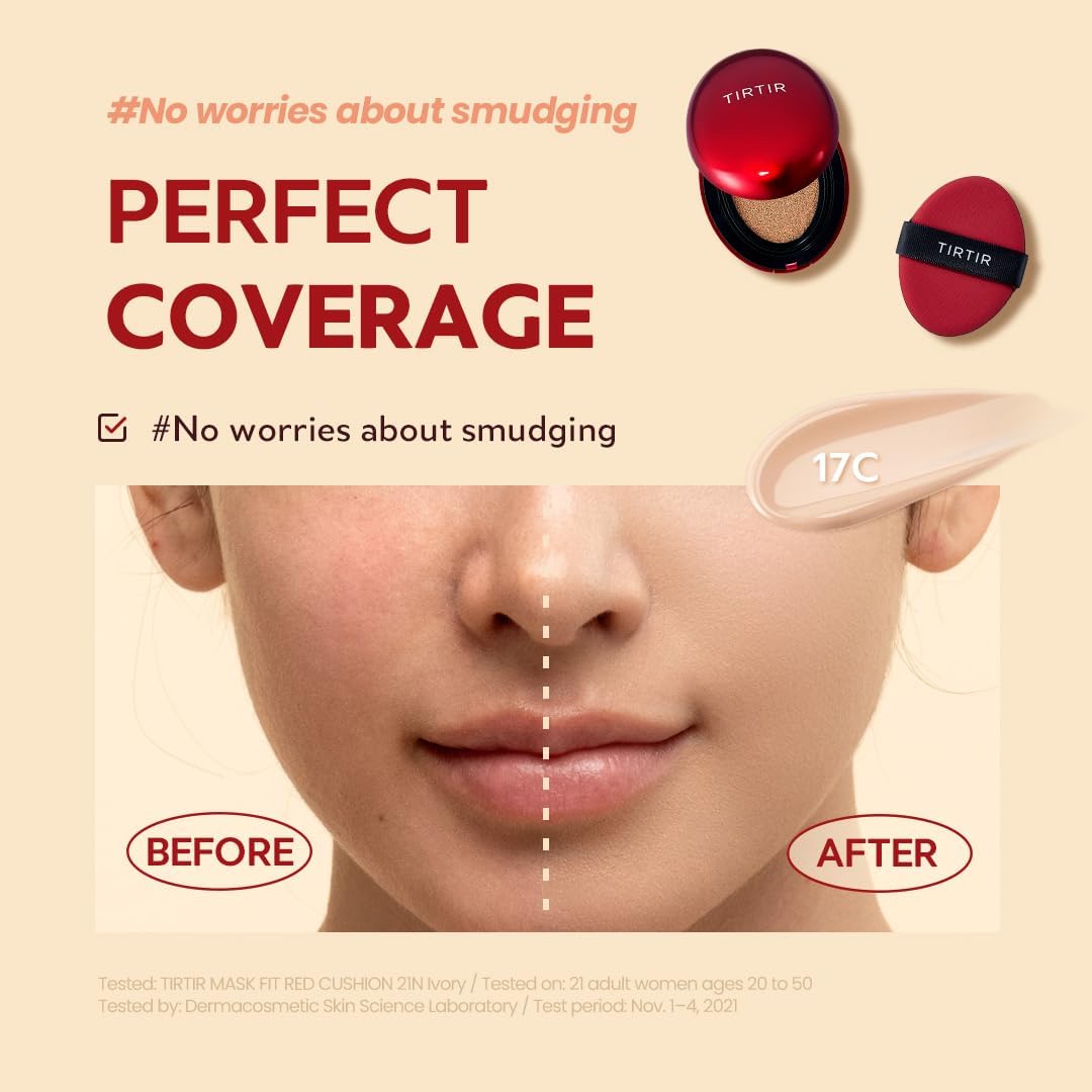 TIRTIR Mask Fit Cushion Red Cushion: 21N Ivory Big Size