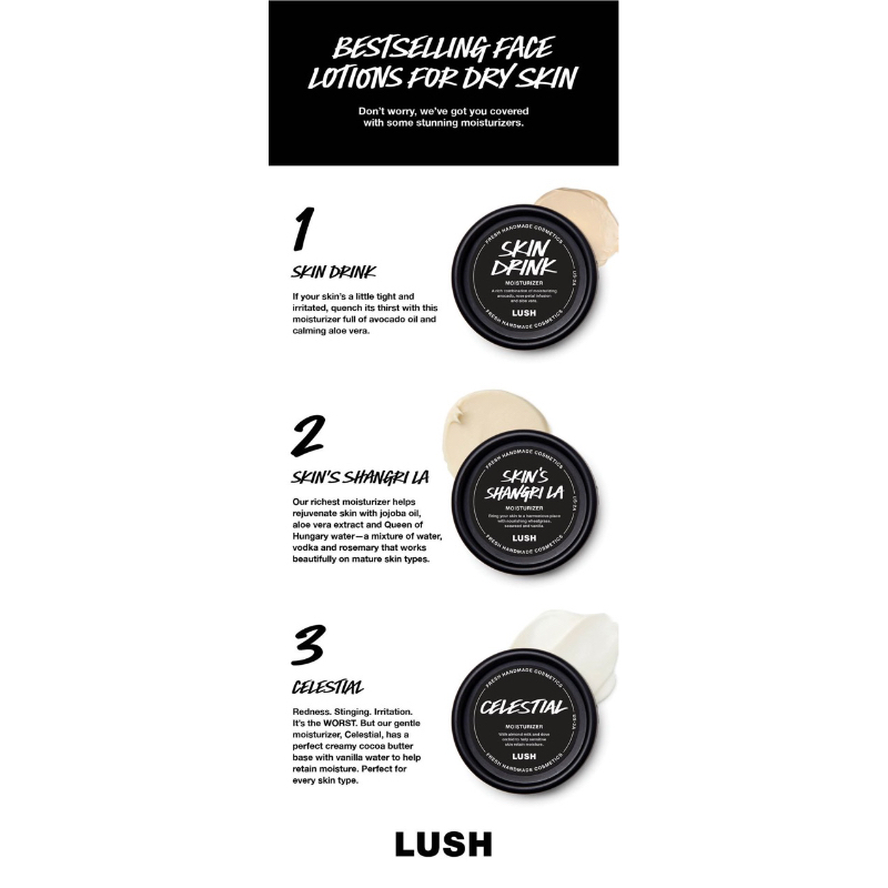 Lush - Skin Drink MOISTURISER 45g