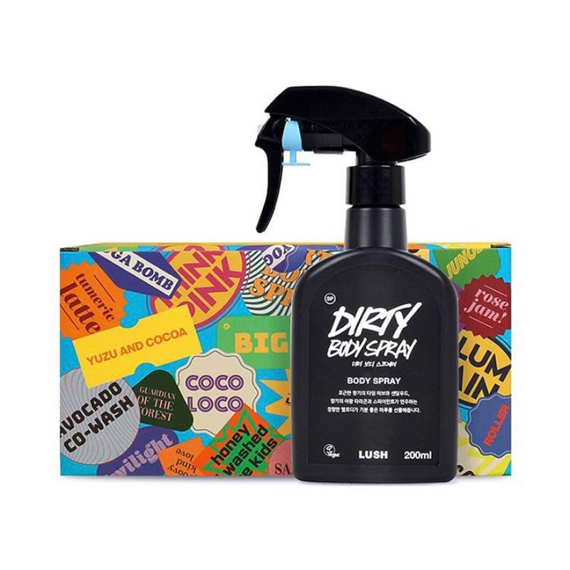 Lush - Dirty BODY SPRAY 200ml